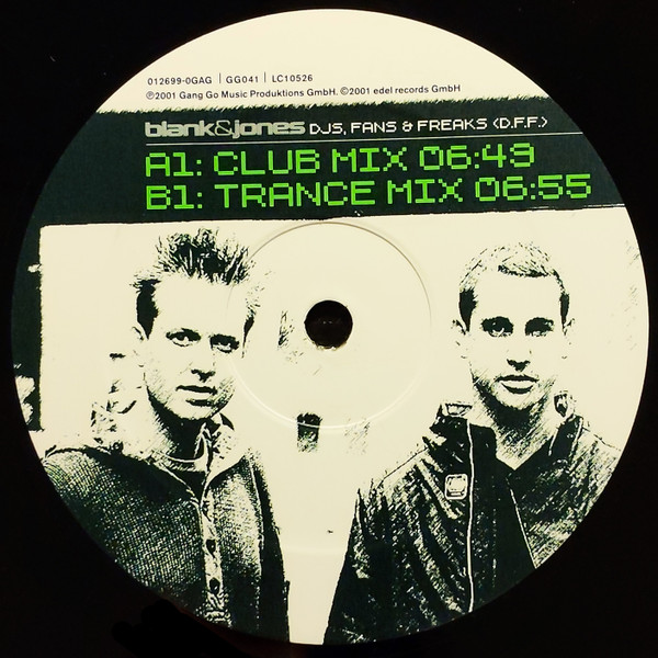Blank & Jones - DJs, Fans & Freaks (D.F.F.) | Gang Go Music (GG041) - 3