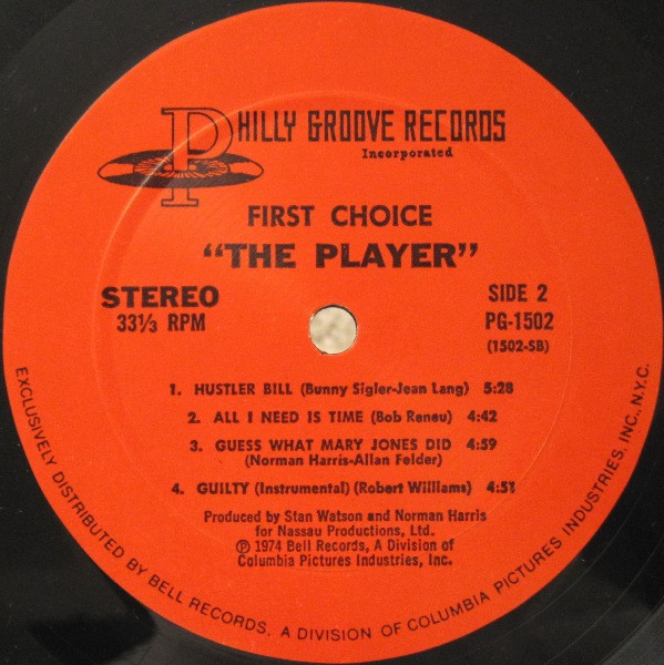 First Choice - The Player | Philly Groove Records Incorporated (PG 1502) - 4 First Choice - The Player | Philly Groove Records Incorporated (PG 1502) - 4