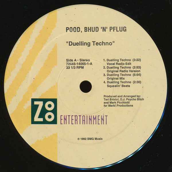 Pood, Bhud, 'N' Pflug - Duelling Techno | Zoo Entertainment (72445-14065-1)