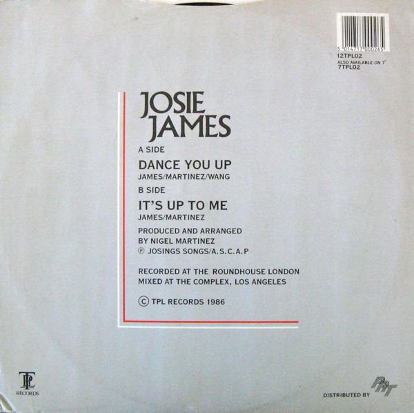 Josie James - Dance You Up | TPL Records (12TPL02)