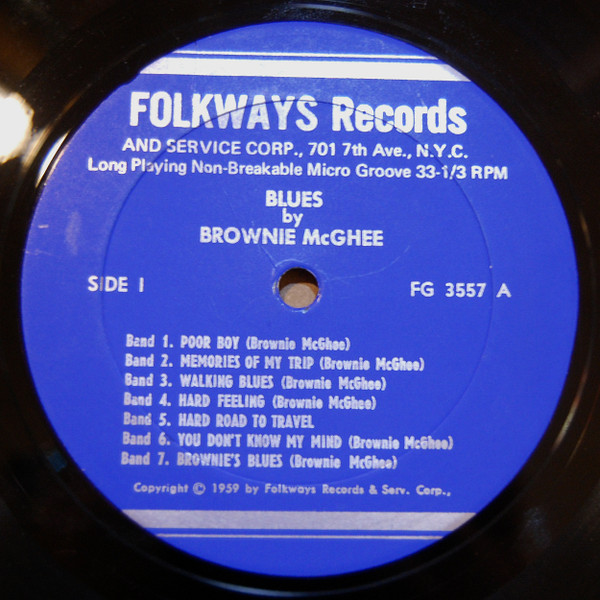 Brownie McGhee - Sings The Blues | Folkways Records (FG 3557) - 2
