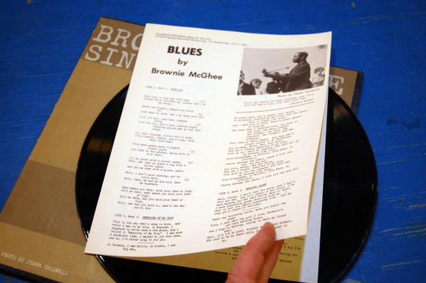 Brownie McGhee - Sings The Blues | Folkways Records (FG 3557) - 3