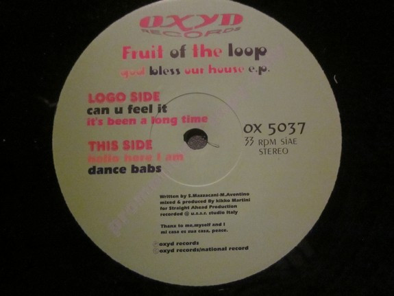 Fruit Of The Loop - God Bless Our House E.P. | Oxyd Records (OX5037) - 2 Fruit Of The Loop - God Bless Our House E.P. | Oxyd Records (OX5037) - 2