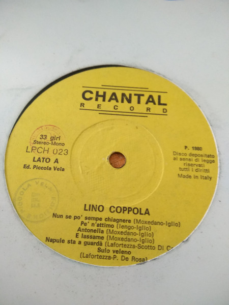 Lino Coppola - Lino Coppola | Chantal Record (LPCH 023) - 2