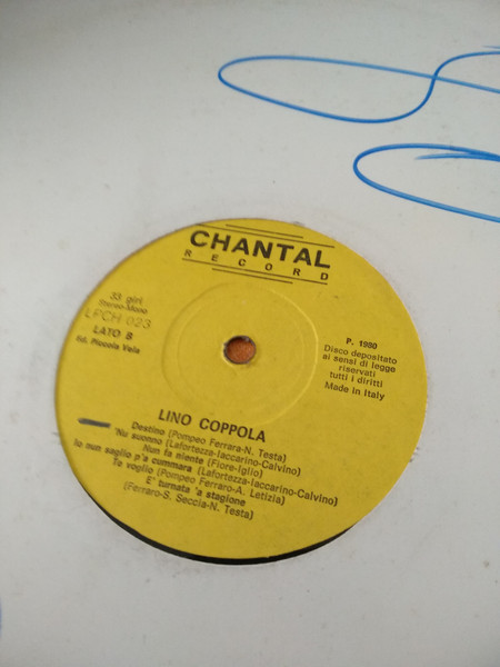 Lino Coppola - Lino Coppola | Chantal Record (LPCH 023) - 3