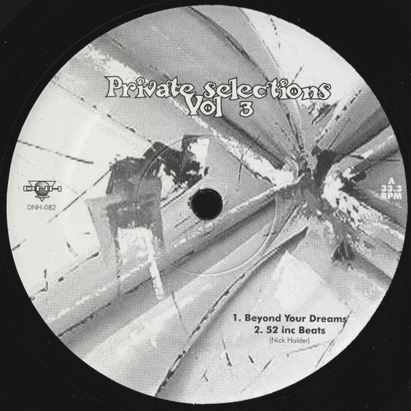 Nick Holder - Private Selections Vol 3 | DNH Records (DNH-082)