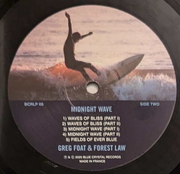 Greg Foat & Forest Law - Midnight Wave | Blue Crystal Records (BCRLP 08) - 4 Greg Foat & Forest Law - Midnight Wave | Blue Crystal Records (BCRLP 08) - 4