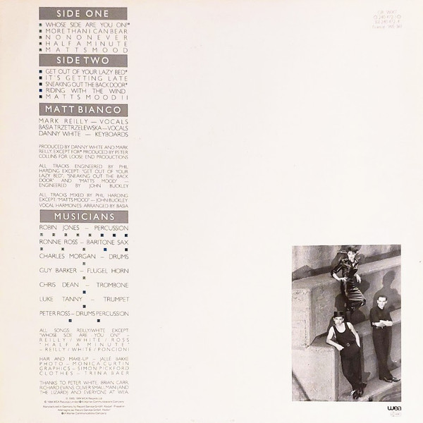 Matt Bianco - Whose Side Are You On | WEA (240 472-1) Matt Bianco - Whose Side Are You On | WEA (240 472-1)