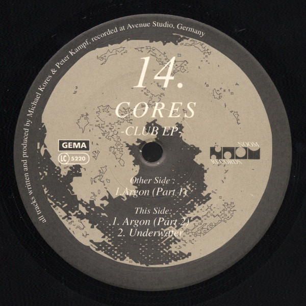 Cores - Club EP | Noom Records (NOOM 014-6)