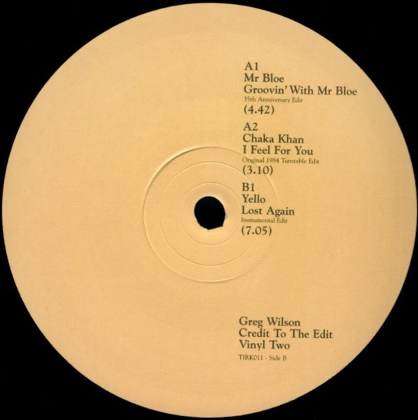 Greg Wilson - Credit To The Edit - Vinyl Two | Tirk (TIRK 011) - 4