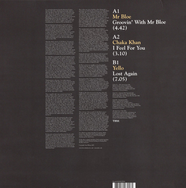 Greg Wilson - Credit To The Edit - Vinyl Two | Tirk (TIRK 011) - 2