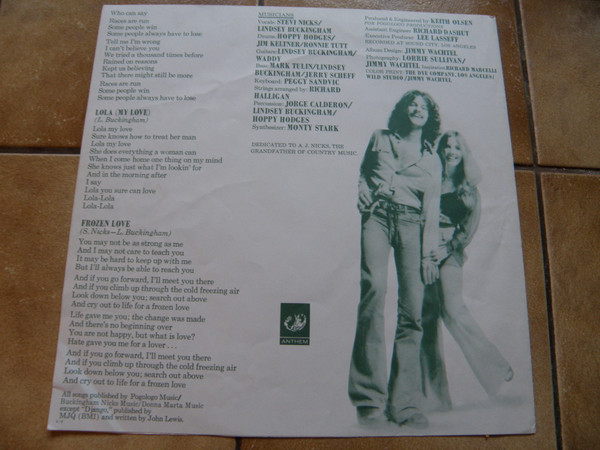 Buckingham Nicks - Buckingham Nicks | Polydor (MPF-1073) - 4 Buckingham Nicks - Buckingham Nicks | Polydor (MPF-1073) - 4