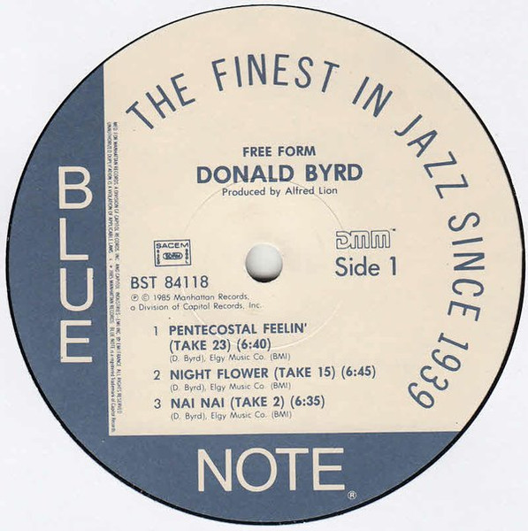Donald Byrd - Free Form | Blue Note (BST 84118) - 3