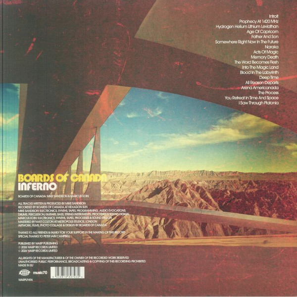 Boards Of Canada - Inferno | Warp Records (WARPLP496) - 2