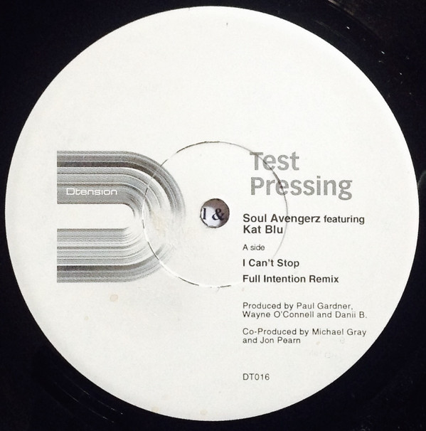 Soul Avengerz Feat. Kat Blu - I Can't Stop | Dtension (DT 016)