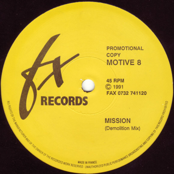 Motive 8 - Mission | FX Records (FX 02) - main