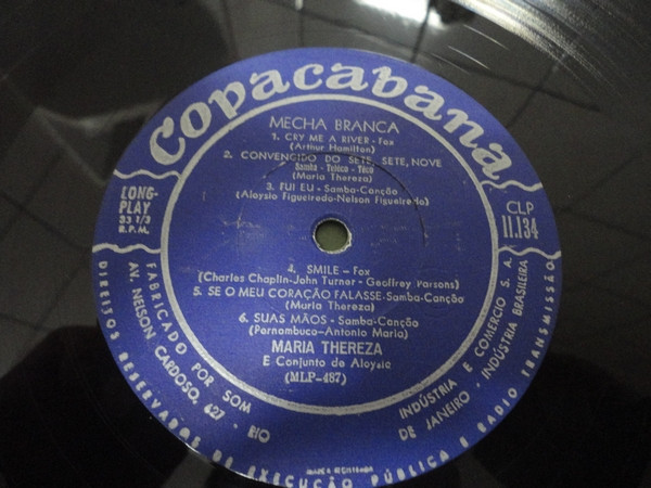 Maria Thereza , Aloysio Figueiredo E Seu Conjunto - Mecha Branca | Copacabana (CLP-11.134) - 4