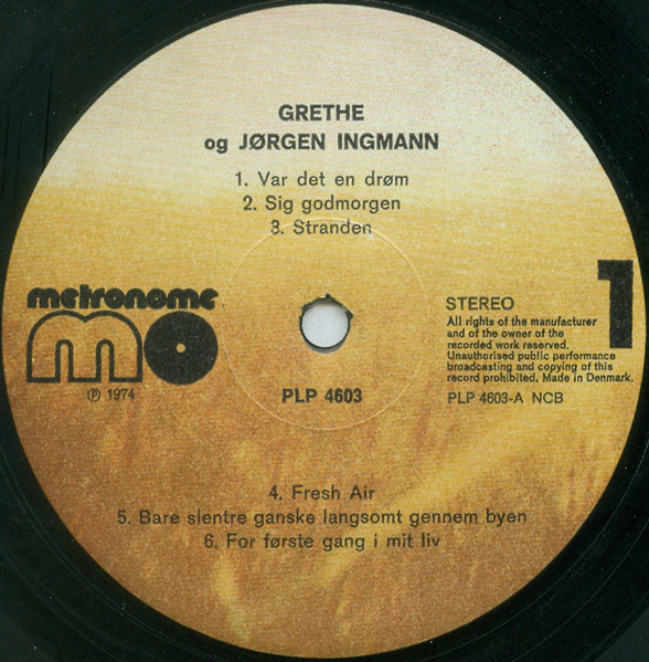 Grethe & Jørgen Ingmann - Grethe & Jørgen Ingmann | Metronome (PLP 4603) - 3