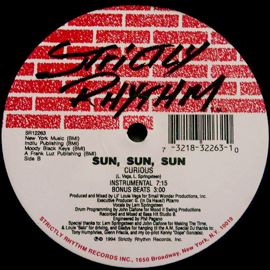 Sun, Sun, Sun - Curious | Strictly Rhythm (SR12263) - 2