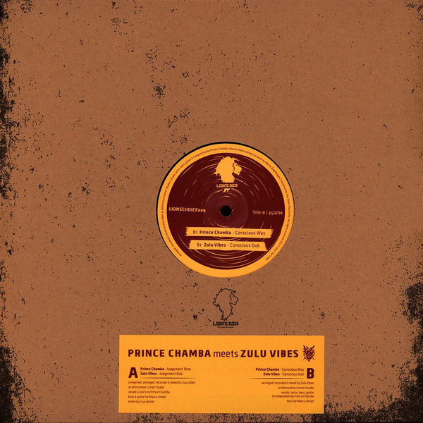 Prince Chamba meets Zulu Vibes - Judgement Time / Conscious Way | Lion's Den (LIONSCHOICE009) - 4 Prince Chamba meets Zulu Vibes - Judgement Time / Conscious Way | Lion's Den (LIONSCHOICE009) - 4