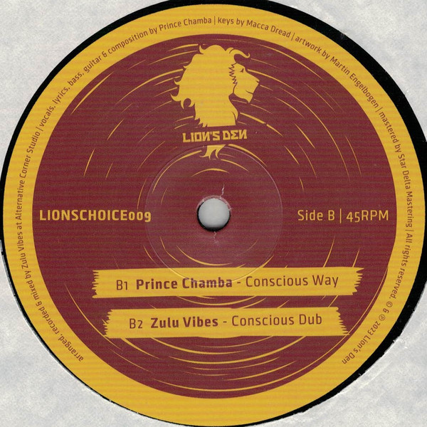Prince Chamba meets Zulu Vibes - Judgement Time / Conscious Way | Lion's Den (LIONSCHOICE009) - 3 Prince Chamba meets Zulu Vibes - Judgement Time / Conscious Way | Lion's Den (LIONSCHOICE009) - 3