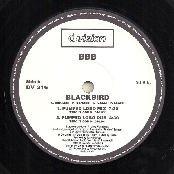 BBB - Blackbird | D:vision Records (DV 316) - 3 BBB - Blackbird | D:vision Records (DV 316) - 3