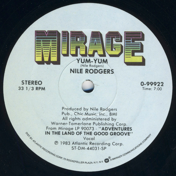 Nile Rodgers - Yum-Yum / Get Her Crazy | Mirage (0-99922)