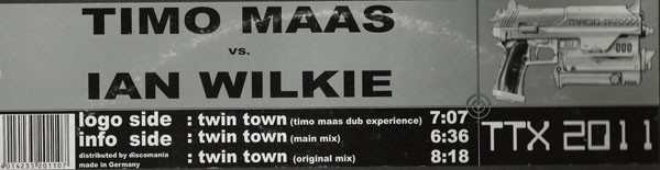 Timo Maas Vs. Ian Wilkie - Twin Town | Tracid Traxxx (TTX 2011) - 2 Timo Maas Vs. Ian Wilkie - Twin Town | Tracid Traxxx (TTX 2011) - 2