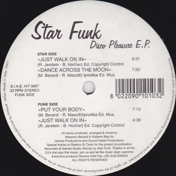 Star Funk - Disco Pleasure E.P. | Hitland (HIT 0697) - main