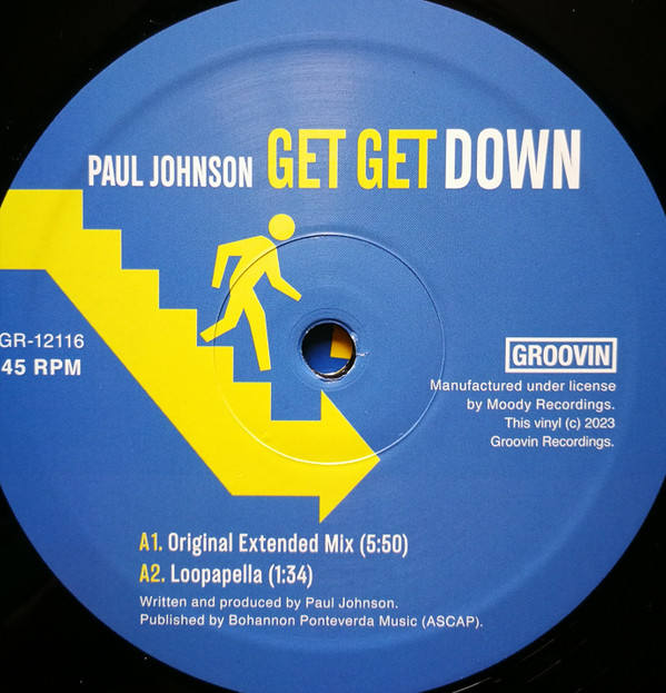 Paul Johnson - Get Get Down | Groovin Recordings (GR-12116) - 2