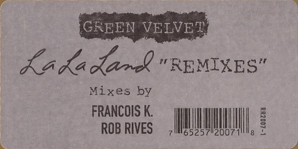 Green Velvet - La La Land (Remixes) | Relief Records (RR2007) - 4 Green Velvet - La La Land (Remixes) | Relief Records (RR2007) - 4