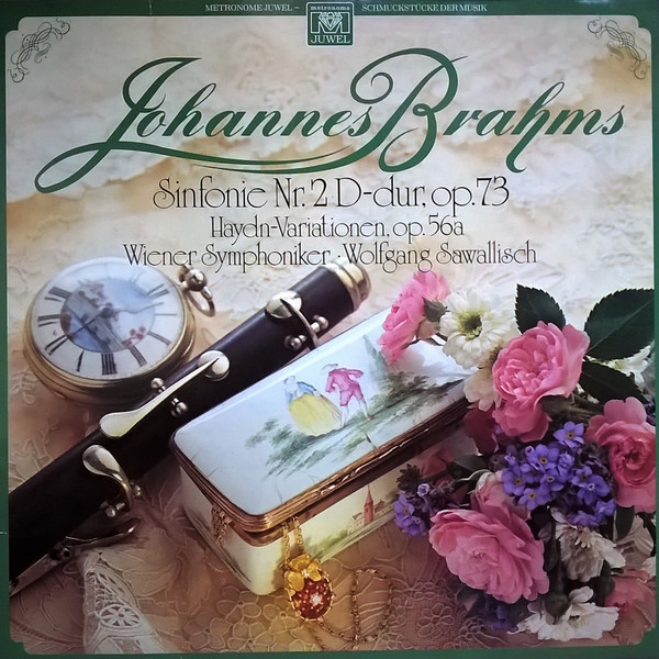 Johannes Brahms - Wiener Symphoniker , Wolfgang Sawallisch - Sinfonie Nr. 2 D-Dur Op. 73 / Haydn Variationen | Metronome Juwel (0140.128) - main