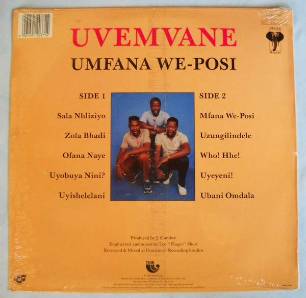 uVemvane - Umfana We-Posi | Tusk Music (AAH 2045) - 2