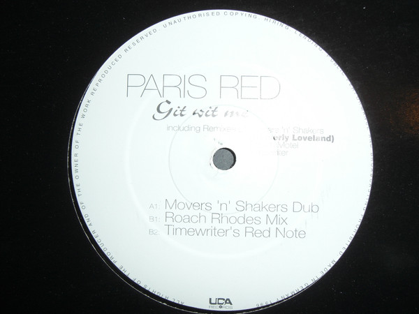 Paris Red - Git Wit Me | UCA Records (UCA 036-6D) - main