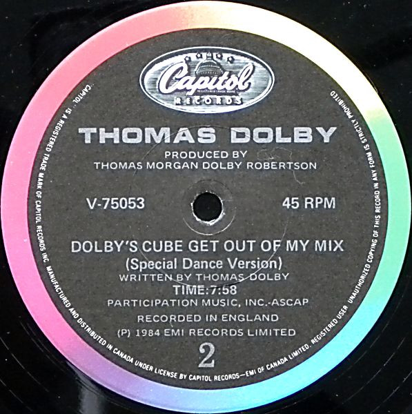 Thomas Dolby - Hyperactive! | Capitol Records (V-75053) - 4