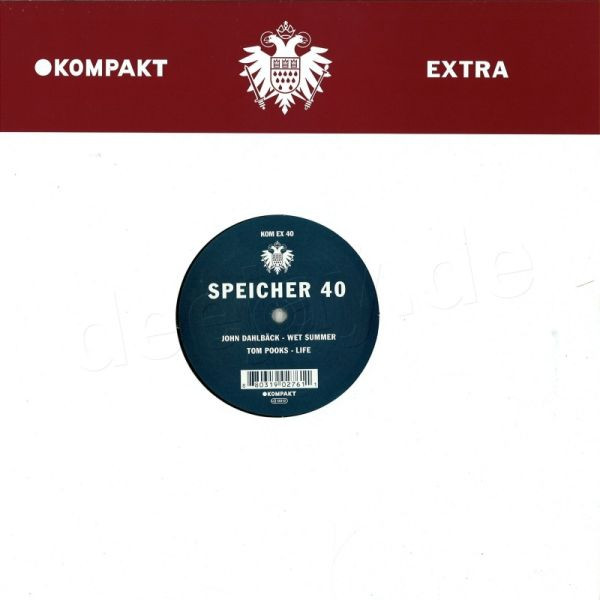John Dahlbäck / Tom Pooks - Speicher 40 | Kompakt Extra (KOM EX 40) - 2