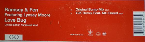 Ramsey & Fen Featuring Lynsey Moore - Love Bug | Nebula (NEBT004) - 2