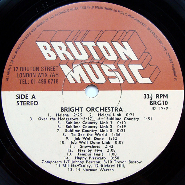 Various - Bright Orchestra / Bright Woodwind | Bruton Music (BRG 10) - 3