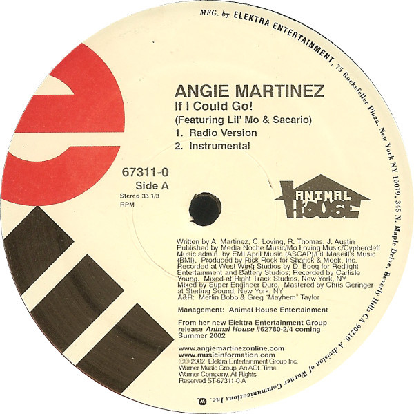 Angie Martinez - If I Could Go | Elektra (67311-0) - 2