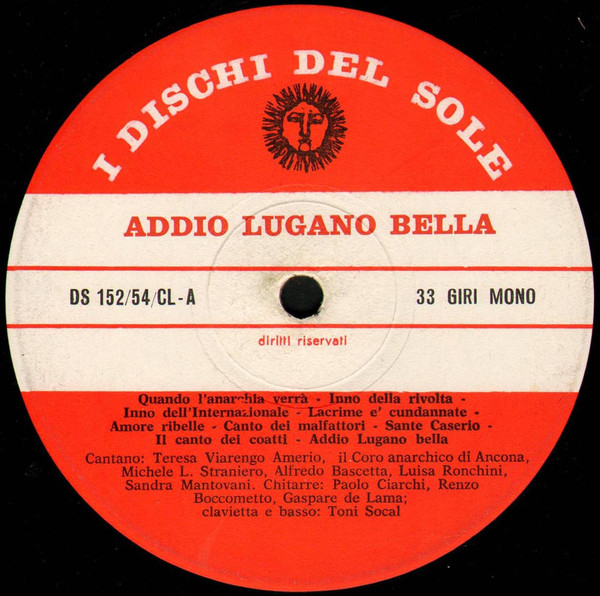Various - Addio Lugano Bella | I Dischi Del Sole (DS 152/54/CL) - 2 Various - Addio Lugano Bella | I Dischi Del Sole (DS 152/54/CL) - 2