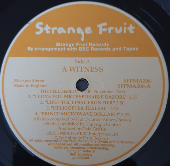 A Witness - Double Peel Sessions | Strange Fruit (SFPMA206) - 3