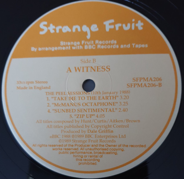A Witness - Double Peel Sessions | Strange Fruit (SFPMA206) - 4
