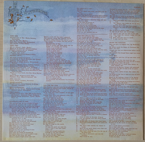 Genesis - Wind & Wuthering | Charisma (9124 003) - 3