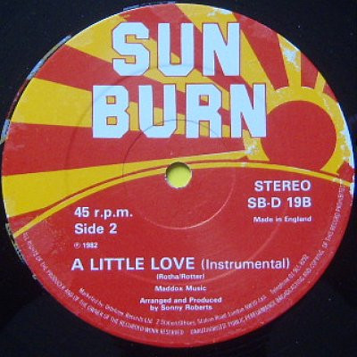 Babs Stewart - A Little Love | Sun Burn (SB-D 19) - 2