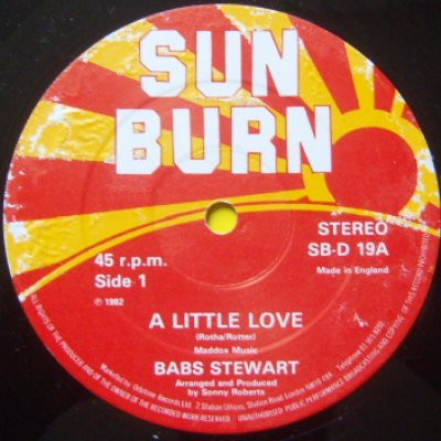 Babs Stewart - A Little Love | Sun Burn (SB-D 19)