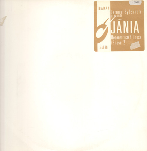 Jerome Sydenham Presents Jania Carvahlo - Deconstructed House (Phase 2) | Ibadan (irc038)
