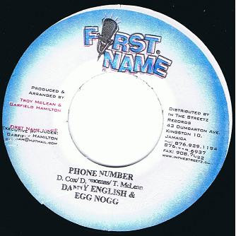 Danny English & Egg Nog / Kiprich - Phone Number / Pick A Side | First Name Music (none) - main