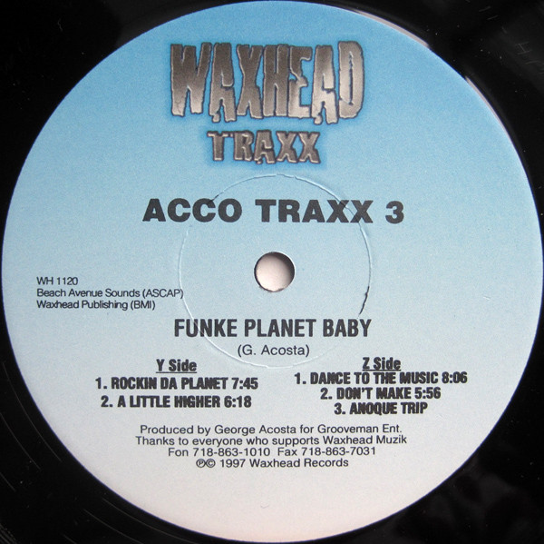 Acco Traxx - Funke Planet Baby | Waxhead Records (WH 1120)