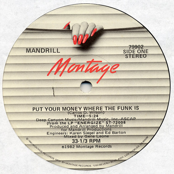 Mandrill - Put Your Money Where The Funk Is | Montage Records (79902) - main Mandrill - Put Your Money Where The Funk Is | Montage Records (79902) - main