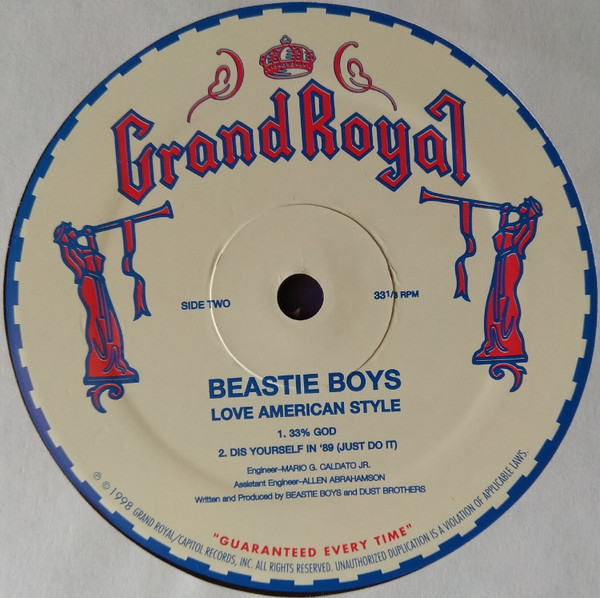 Beastie Boys - Love American Style  EP | Grand Royal (GR 064) - 5